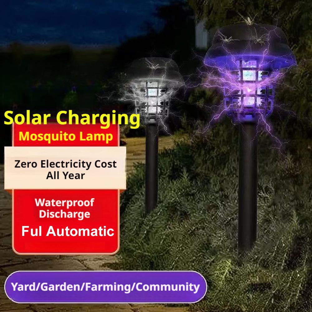 Gardening Tools And Uses - 1/2PCS Solar Bug Zapper Waterproof Outdoor