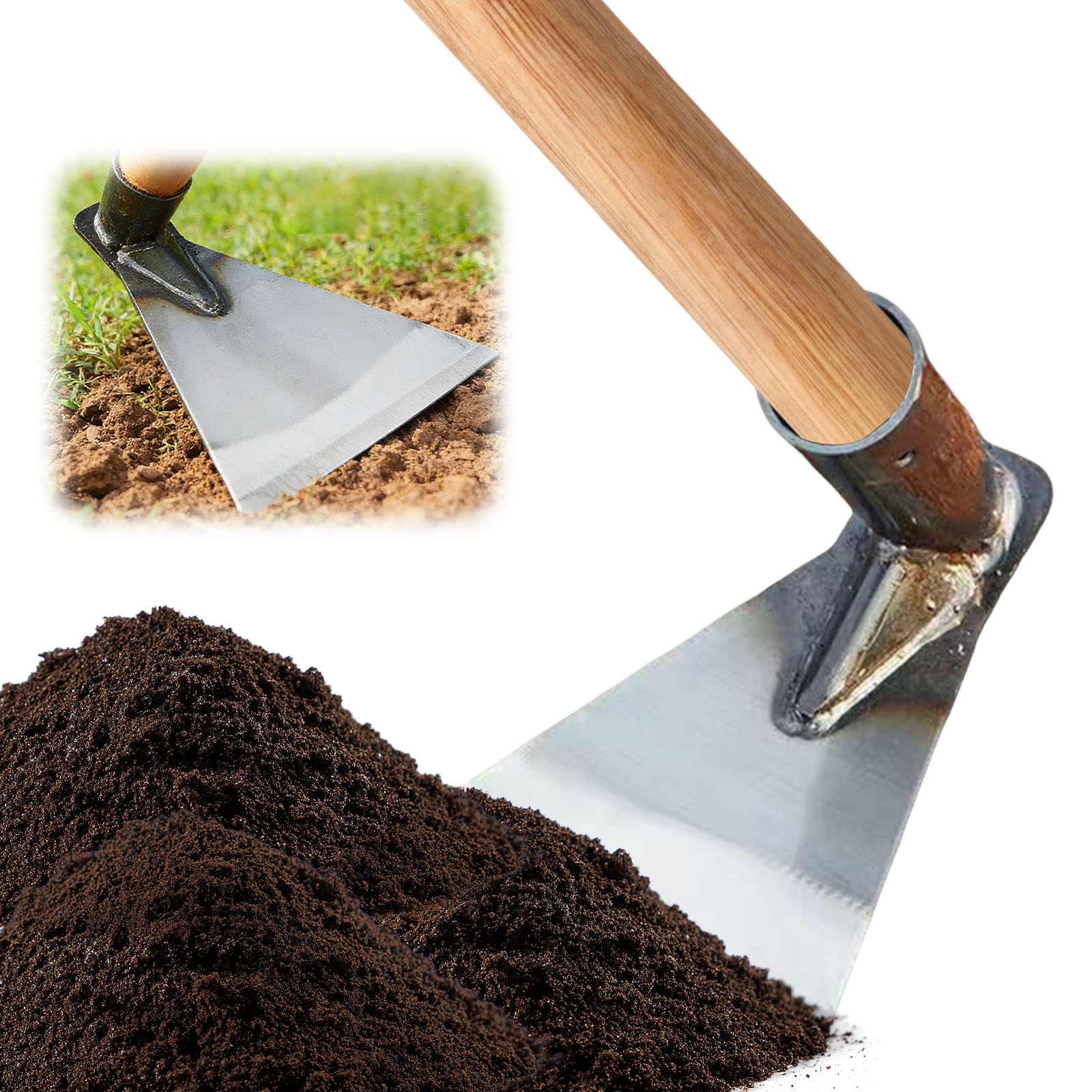Gardening Tools Drawing - Draw Hoe Garden Tool Heavy Duty