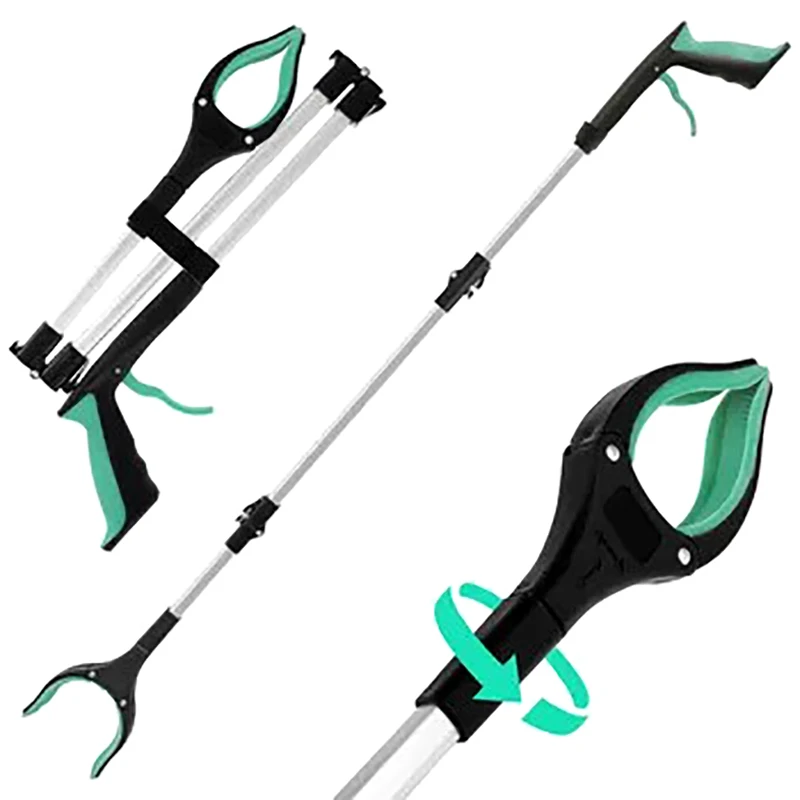 Gardening Tools For Elderly - 32 Inch Extra Long Foldable Reacher
