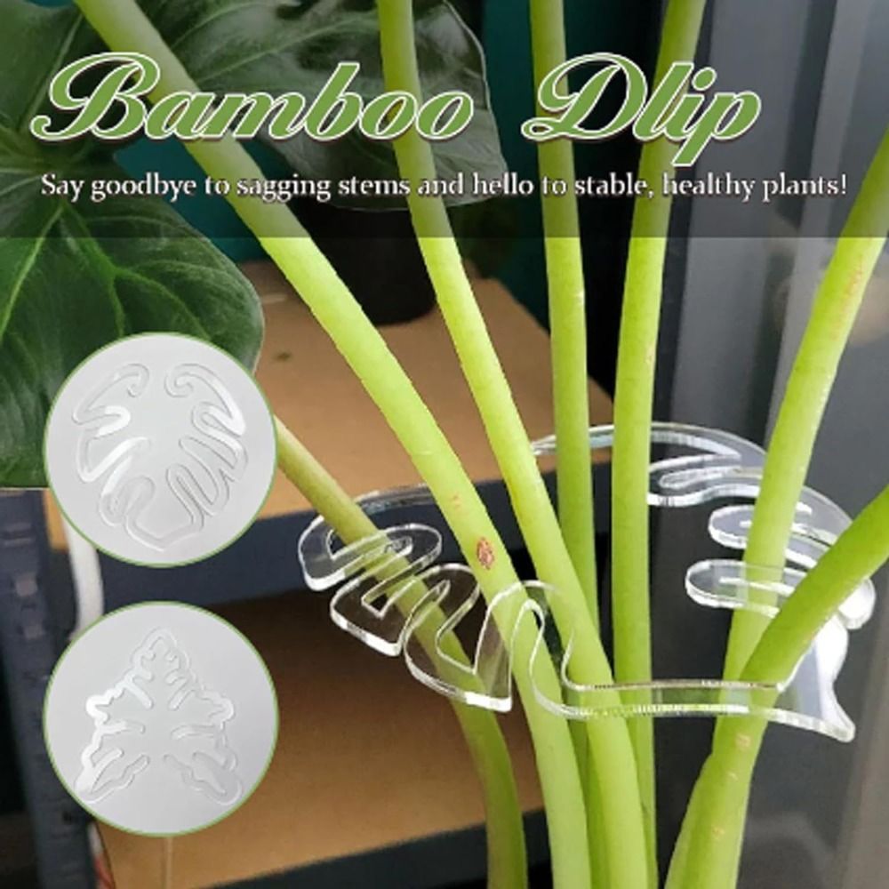 Gardening Tools Hoe - 1/2PCS Reusable Turtle Shell Bamboo Clamp