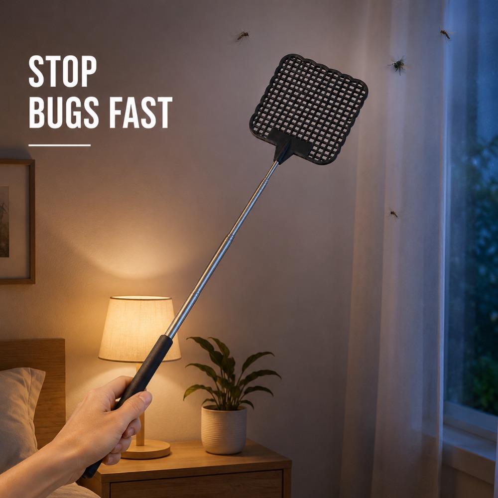 Gardening Tools And Uses - Black Fly Swatter 1/2/5 Pack Stainless
