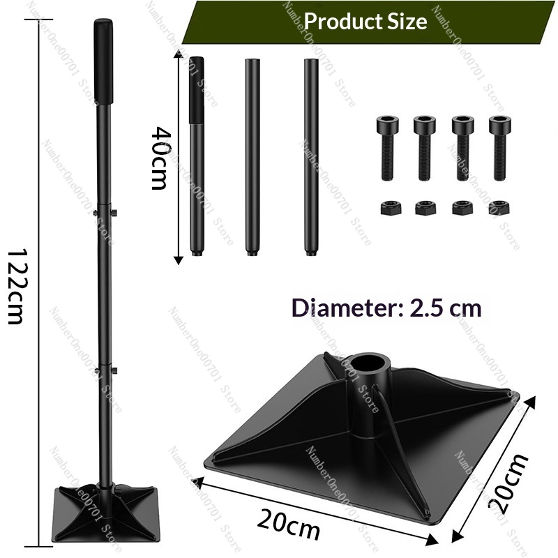 Gardening Tools And Uses - Detachable Steel Garden Tamper Ground Compactor