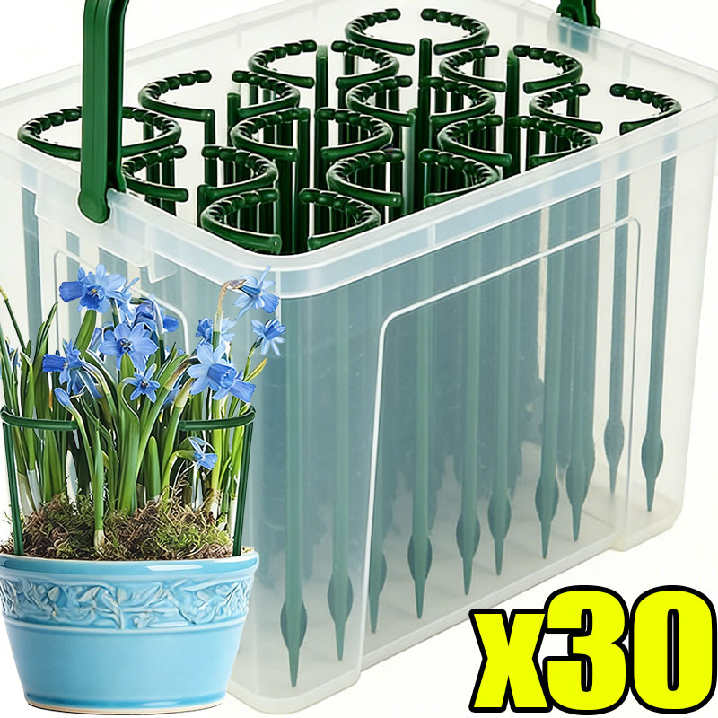 Gardening Tools Hoe - 30-1PCS Plastic Plant Support Semicircle Pile