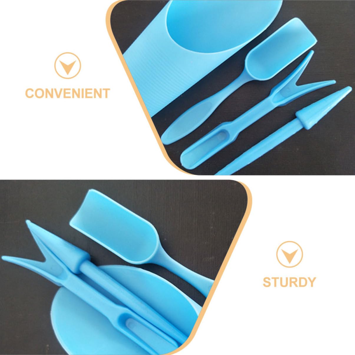 4pcs/set, Plastic Durable Buck - Gardening Tools Hoe 评论和价格