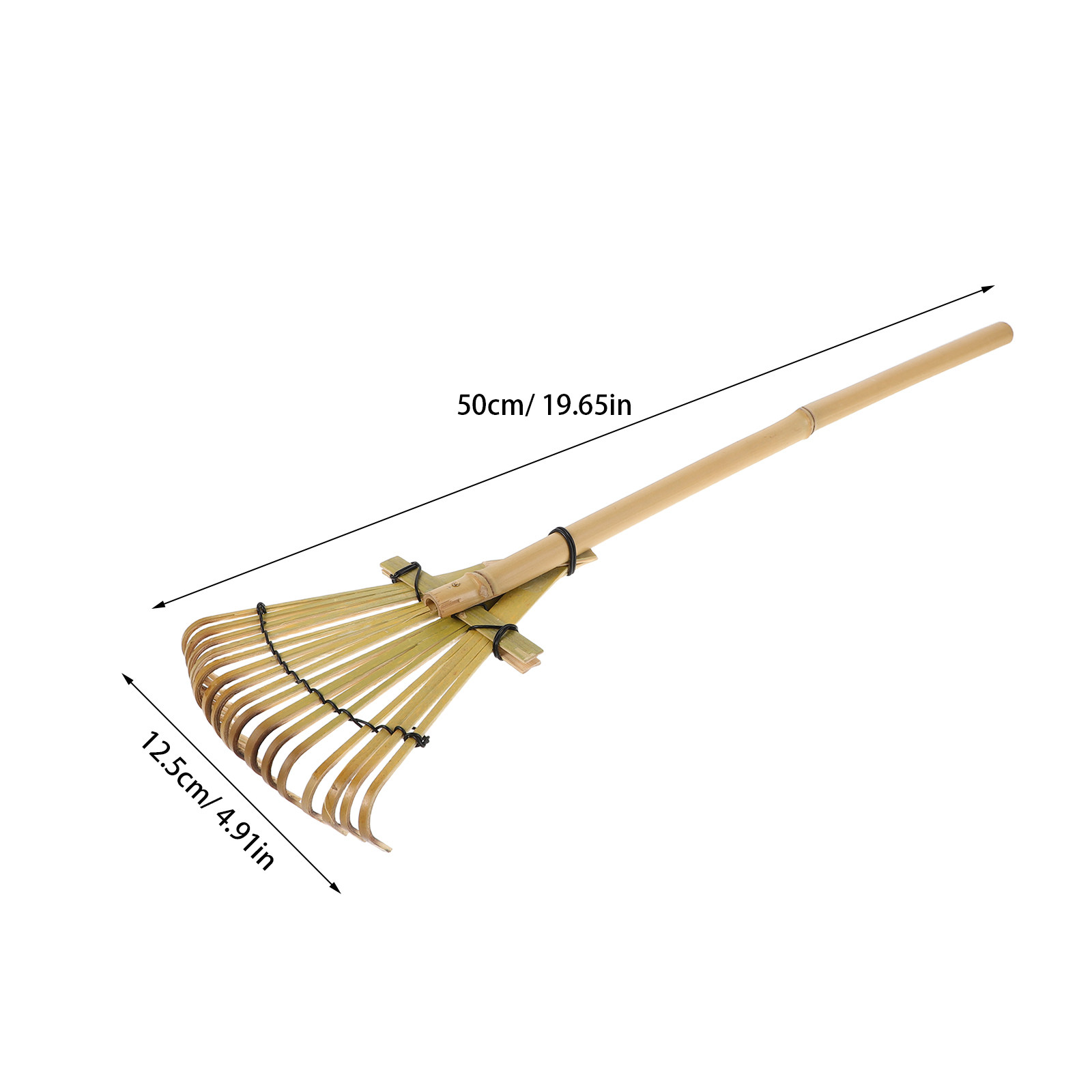 Garden Hand Rake Bamboo Lightw - Gardening Hand Tools Japanese 评论和价格