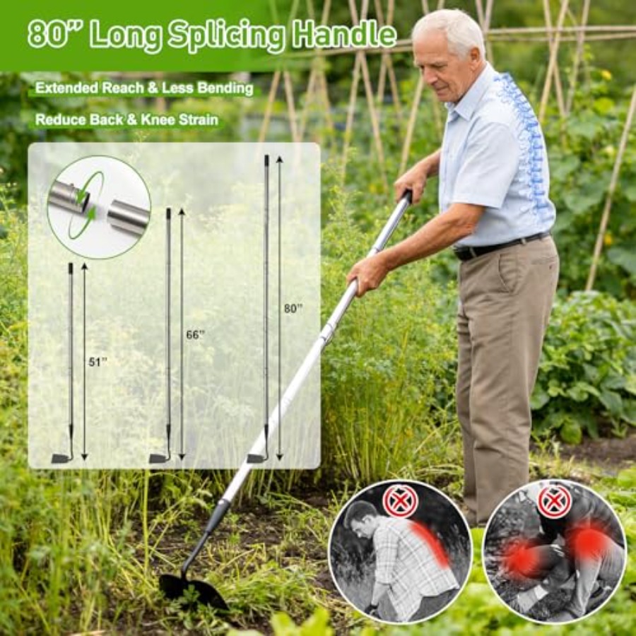 Garden Hoe for Weeding, Heavy  - Gardening Tools Drawing 评论和价格
