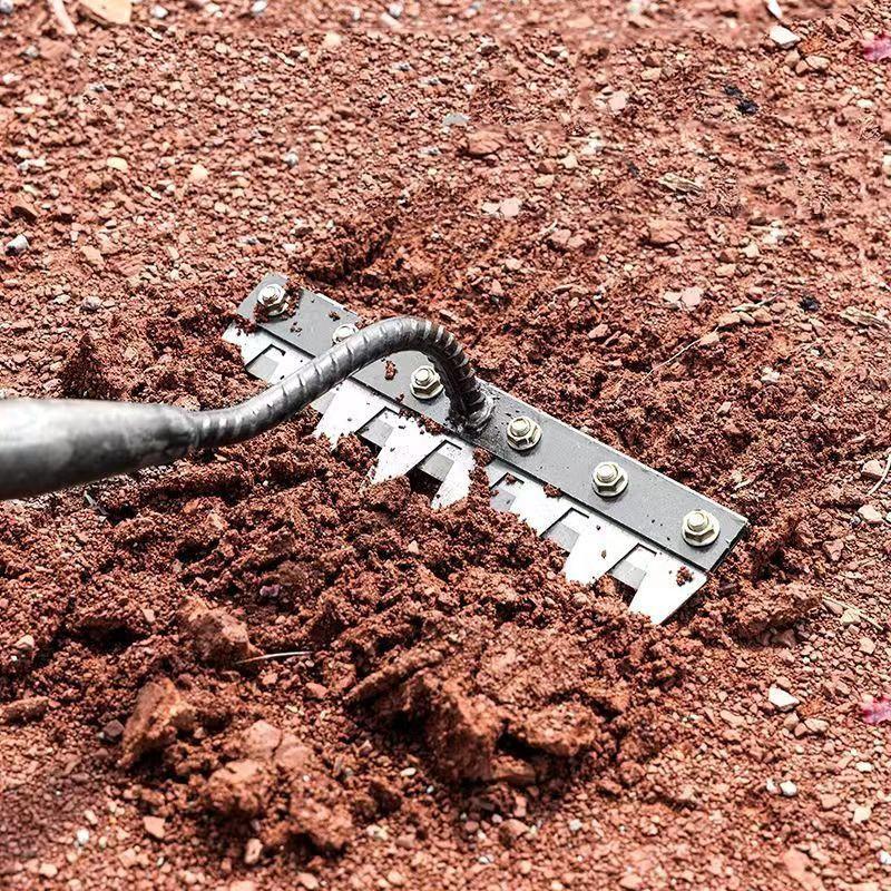 Steel Garden Weeding Rake Mult - Gardening Tools Hoe 评论和价格