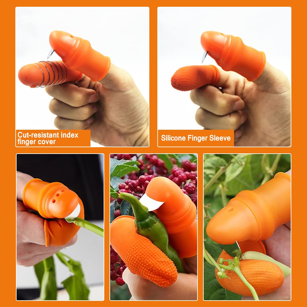 Gardening Silicone Thumb Knife - Harvest Knife Garden 评论和价格