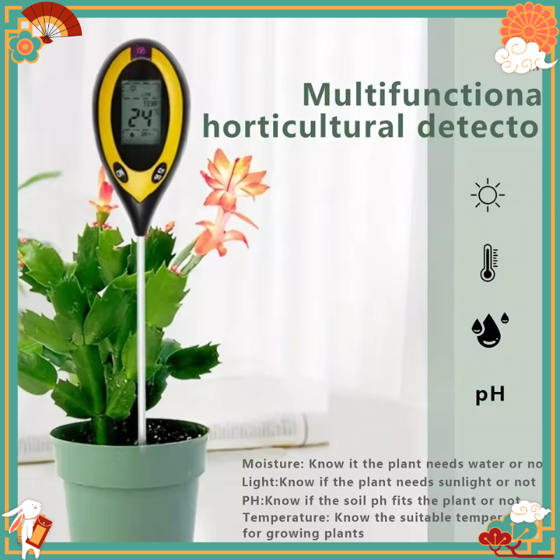 Multifunctional 4-in-1 Soil PH - Gardening Tools And Uses 评论和价格
