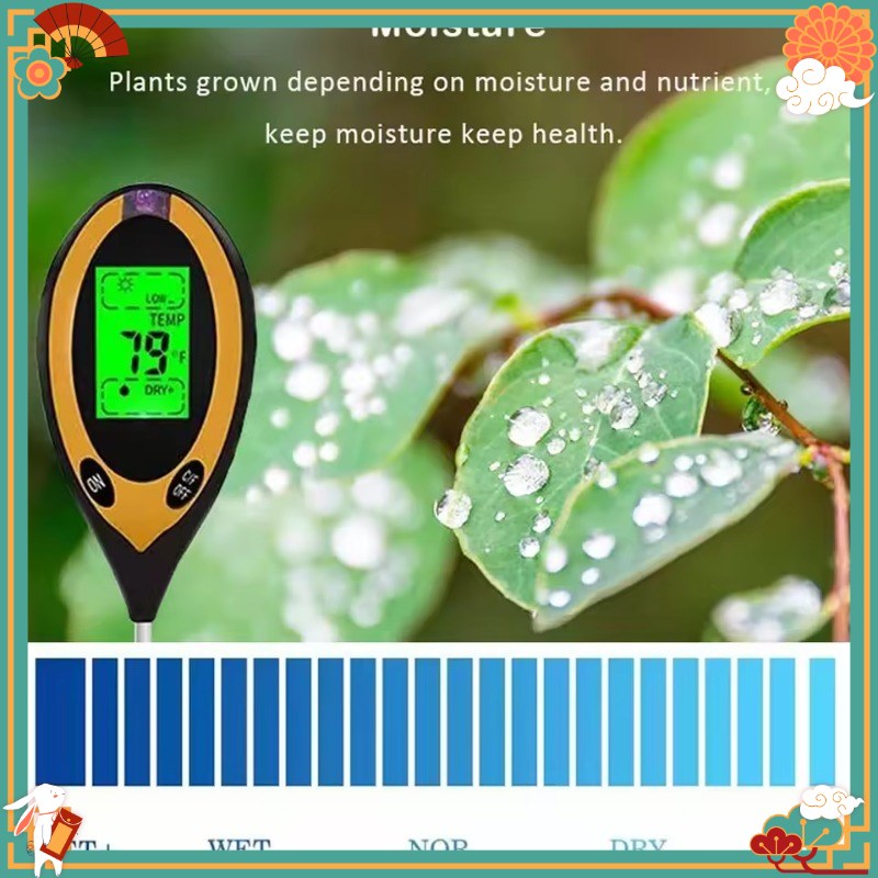 Multifunctional 4-in-1 Soil PH - Gardening Tools And Uses 评论和价格
