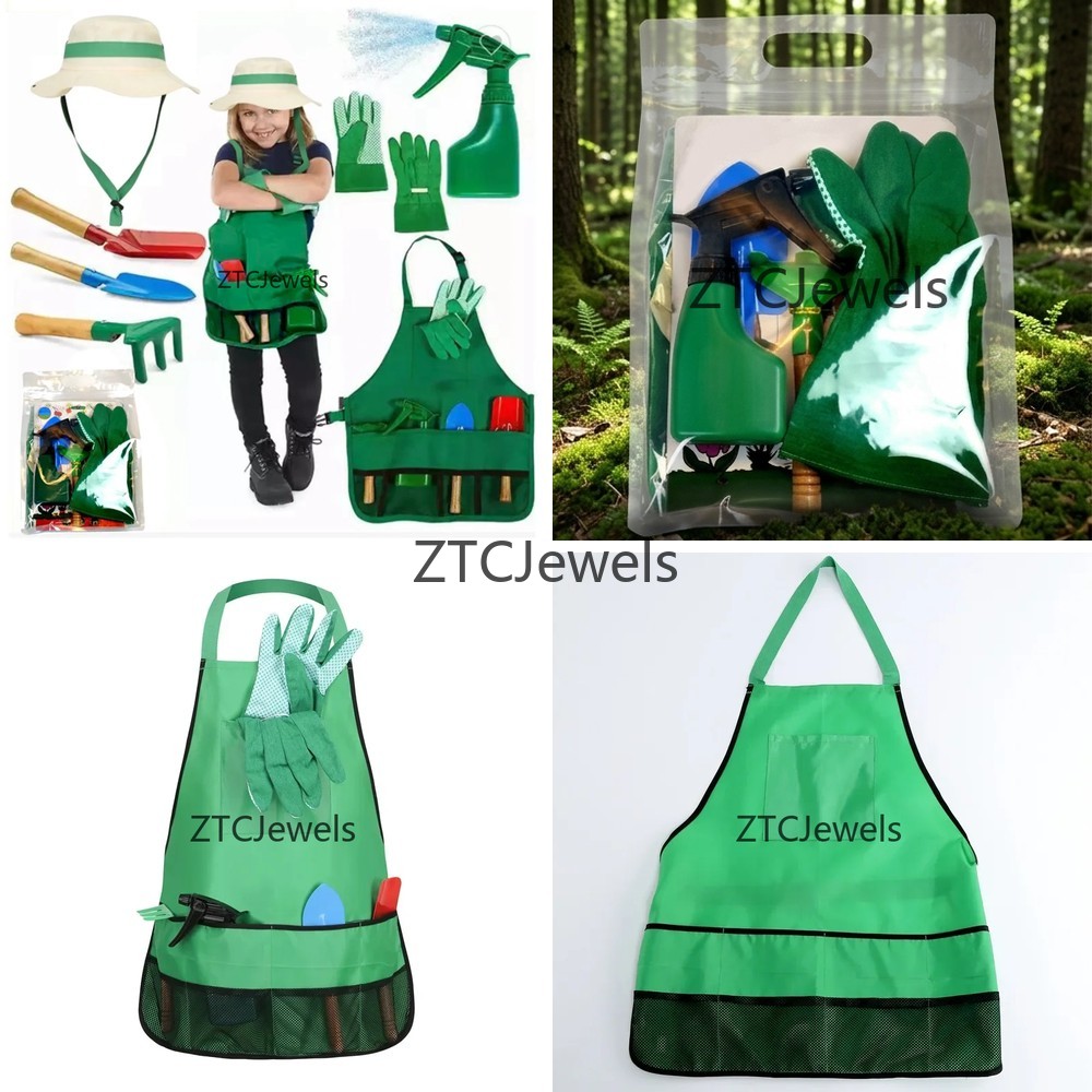 Kids Garden Apron Tool Set wit - Gardening Tools Girls 评论和价格
