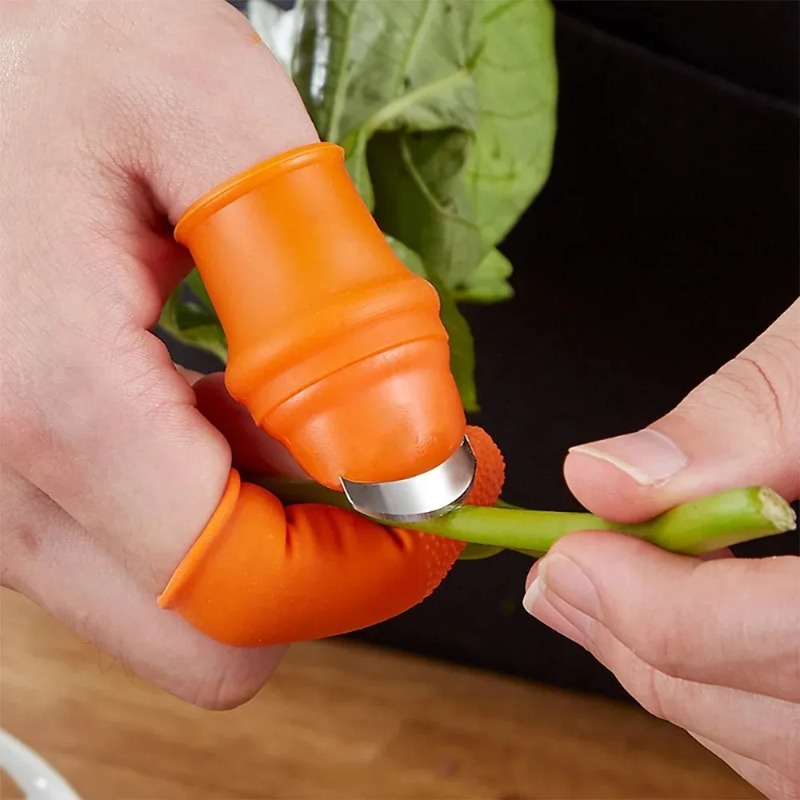 6pcs Finger Protector Silicone - Harvest Knife Garden 评论和价格
