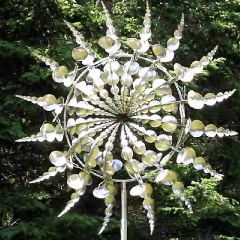 Metal Windmill Outdoor Wind Sp - Gardening Tools Unique 评论和价格
