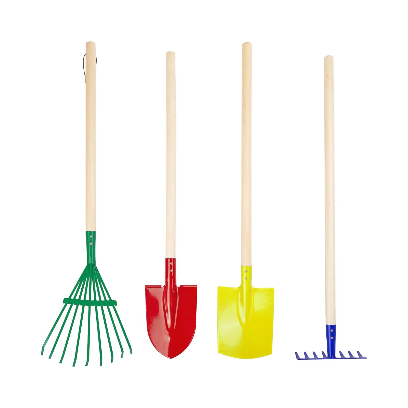 4Pcs Kids Garden Tool Set Meta - Gardening Tools Girls 评论和价格