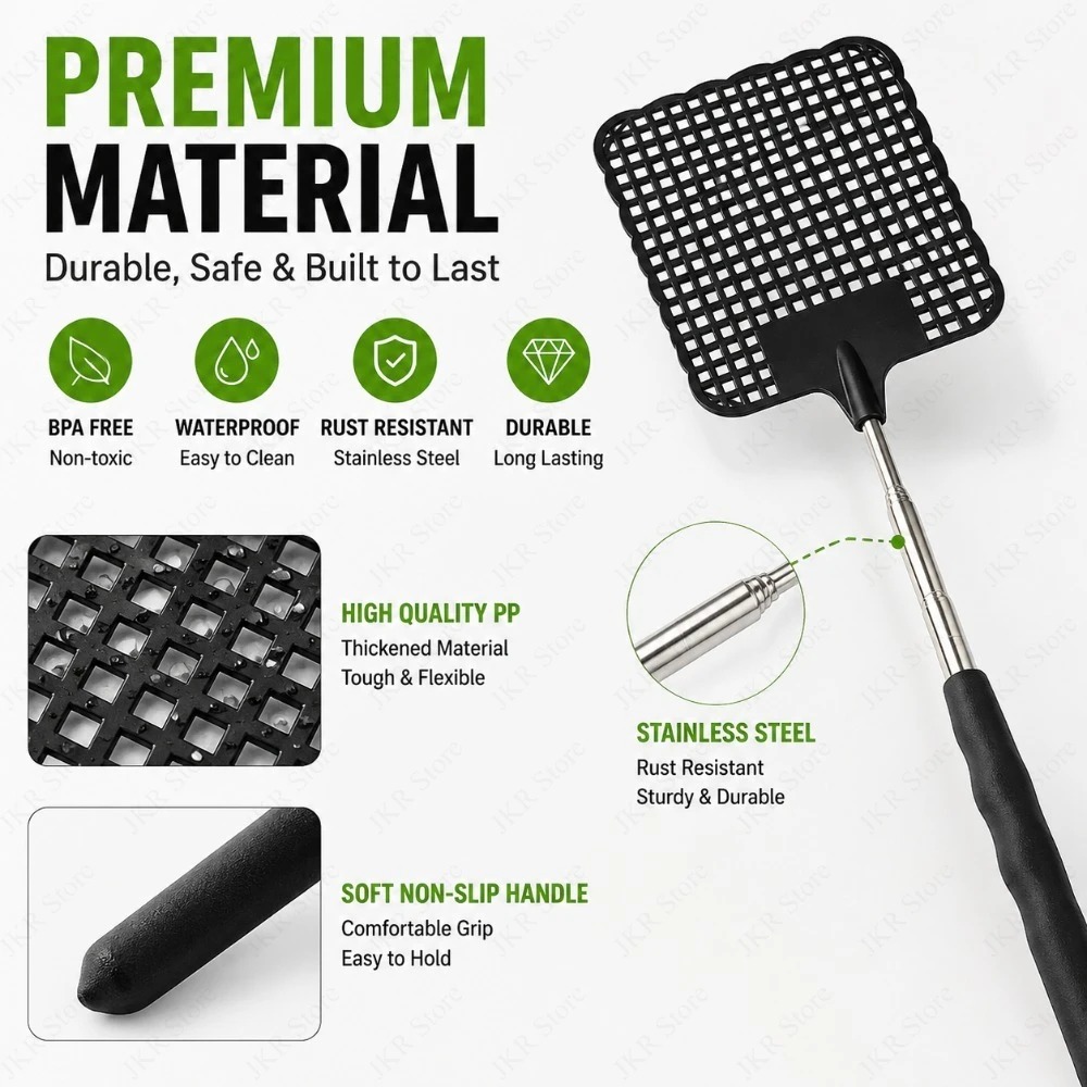 Black Fly Swatter 1/2/5 Pack S - Gardening Tools And Uses 评论和价格