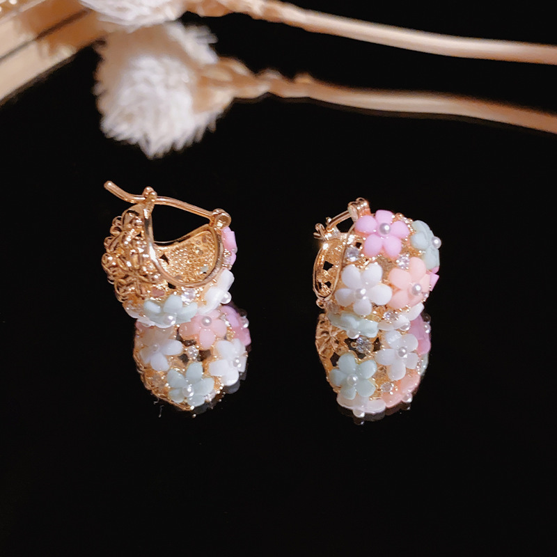 Fashionable Zircon Pearl Flowe - Gardening Tools Girls 评论和价格