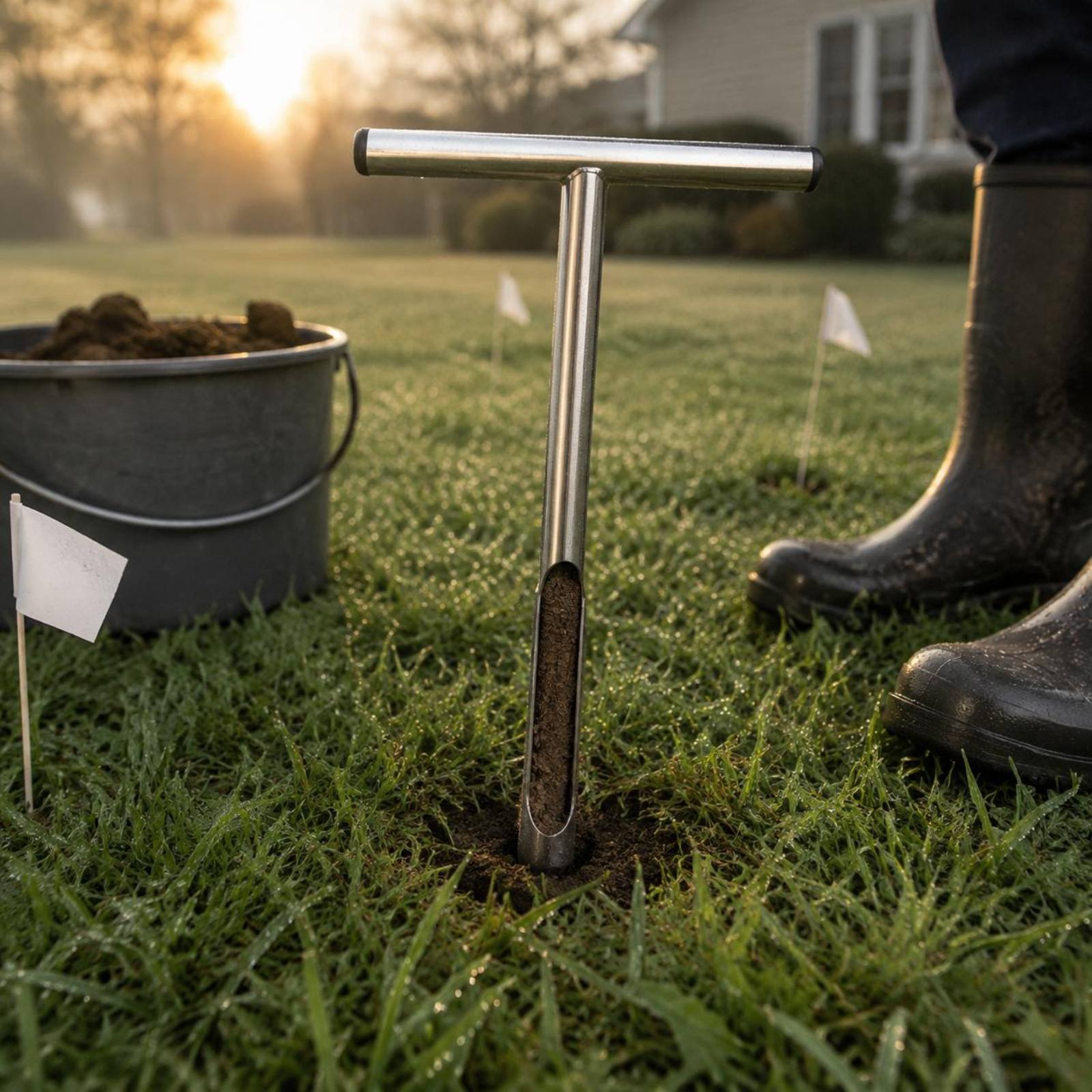 Stainless Steel Soil Sampler E - Gardening Tools And Uses 评论和价格