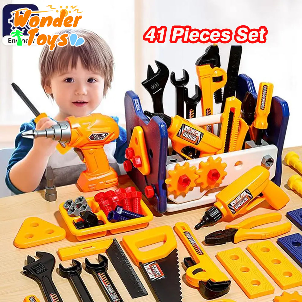 41Pieces Set with Electric Dri - Gardening Tools Girls 评论和价格