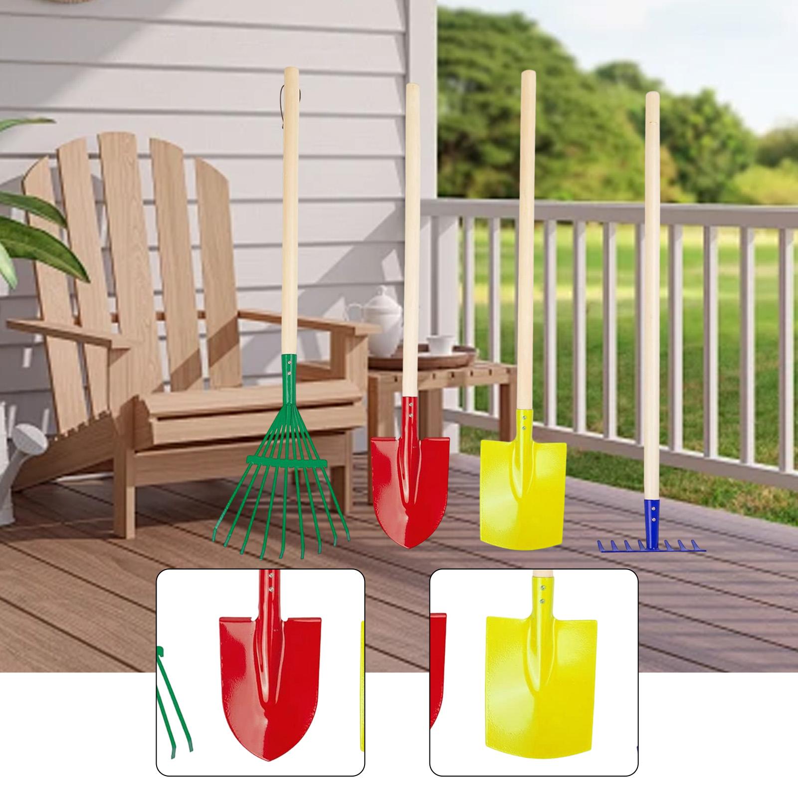 4x Kids Garden Tool Set Outdoo - Gardening Tools Girls 评论和价格