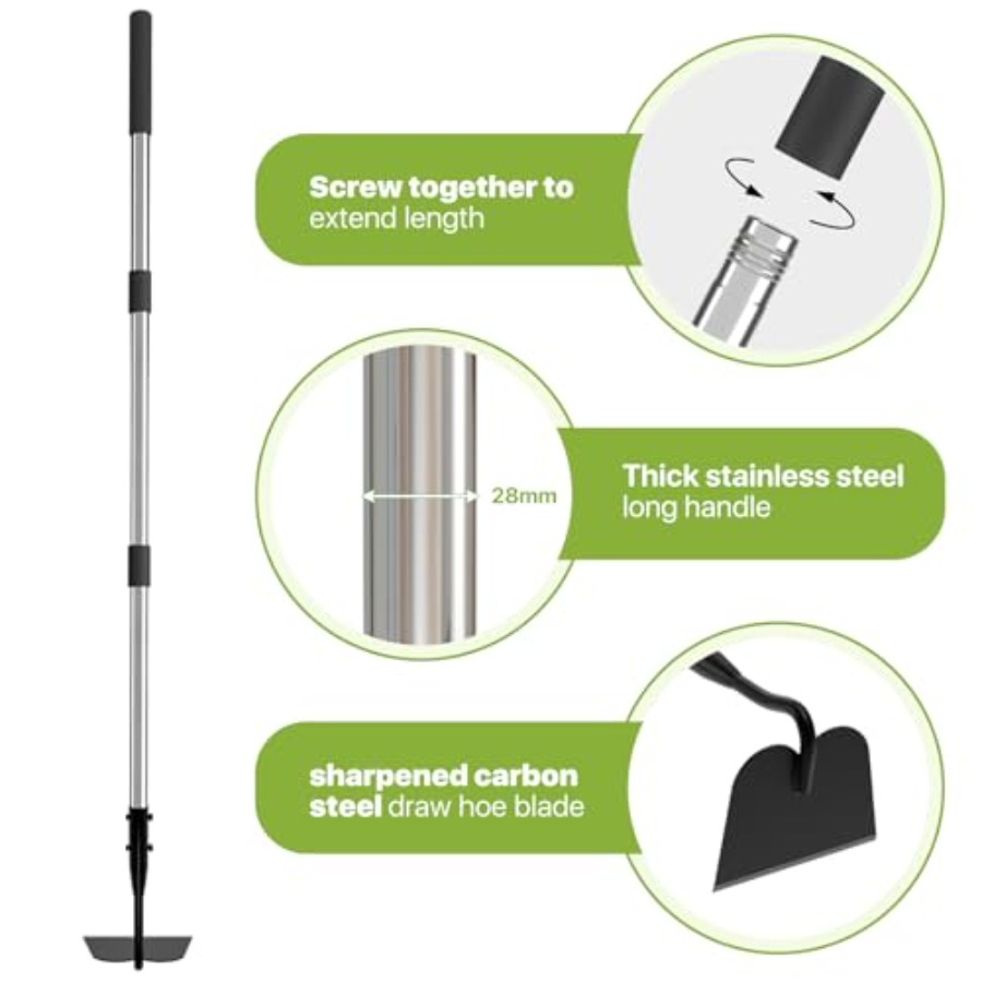 Draw Hoe Garden Tool, Heavy Du - Gardening Tools Drawing 评论和价格