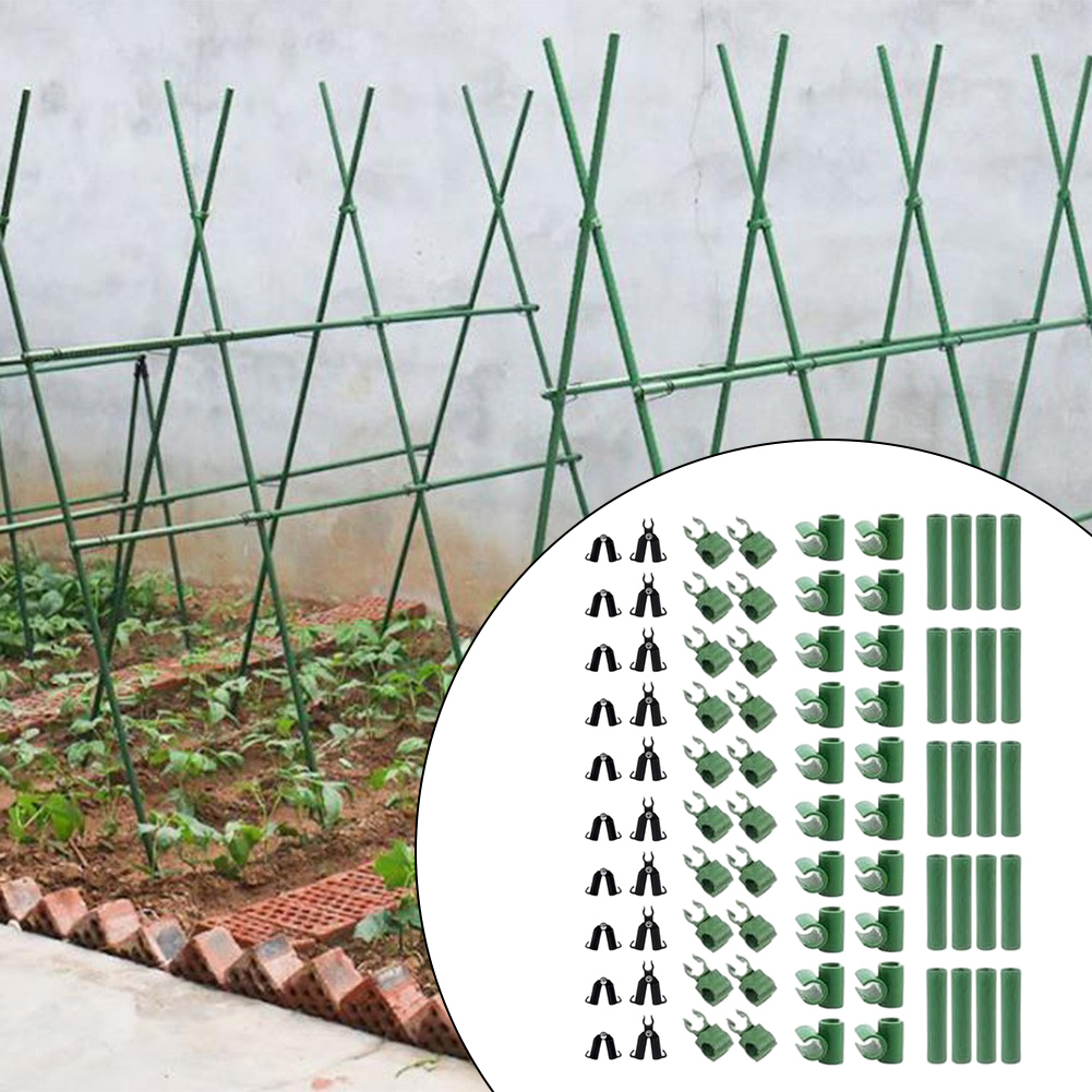 80pcs 11mm Garden Trellis Conn - Gardening Tools And Accessories 评论和价格