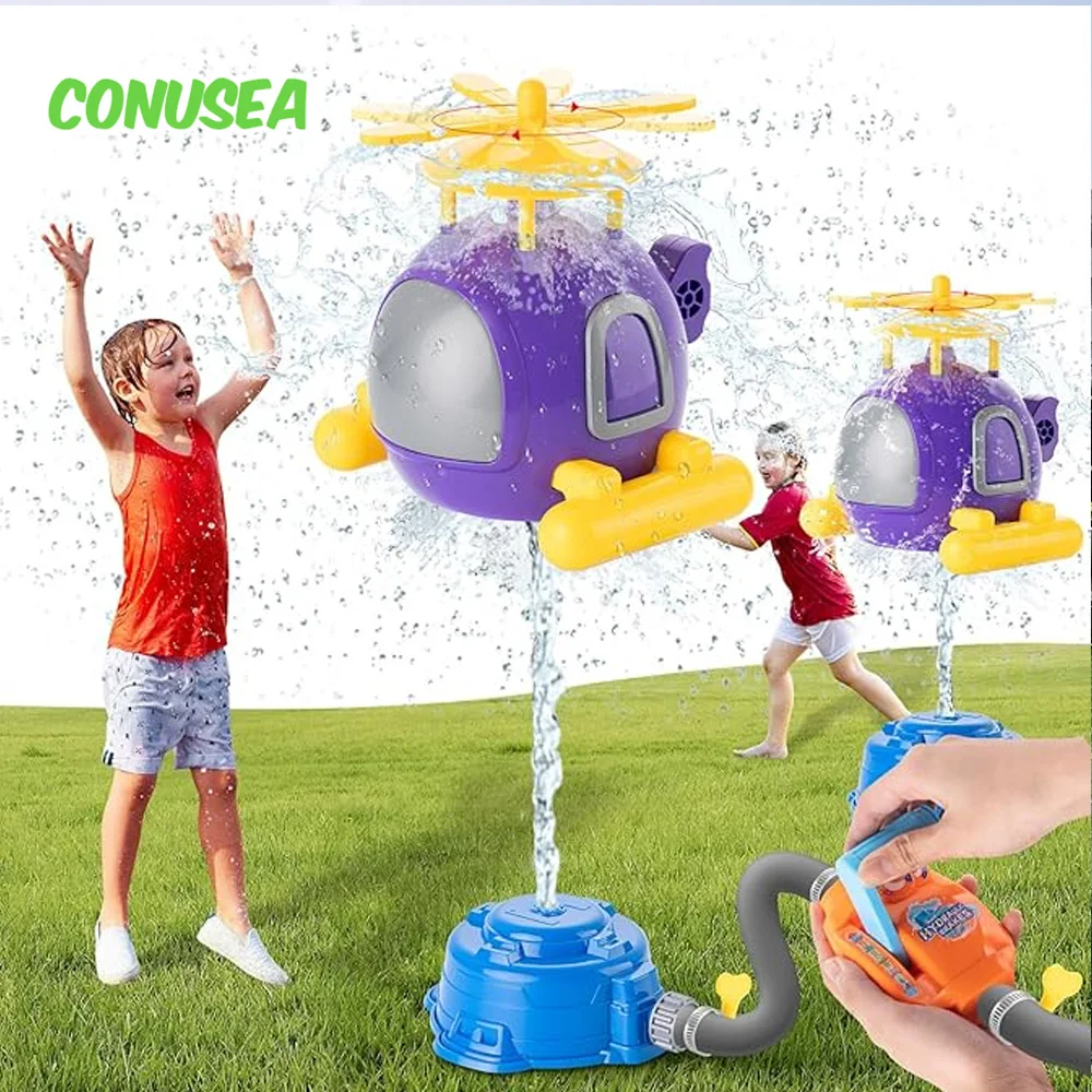 Helicopter Sprinkler Water Toy - Gardening Tools Girls 评论和价格